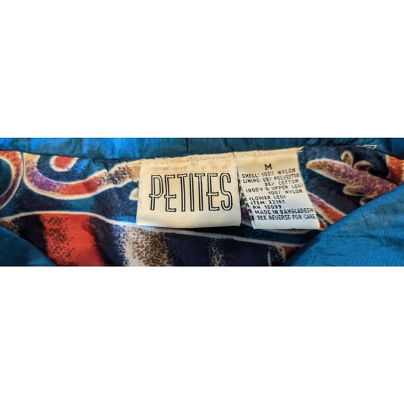 Vintage 80s 90s Windbreaker/Tracksuit Jacket Abstract Size M PETITE - Picture 3 of 7